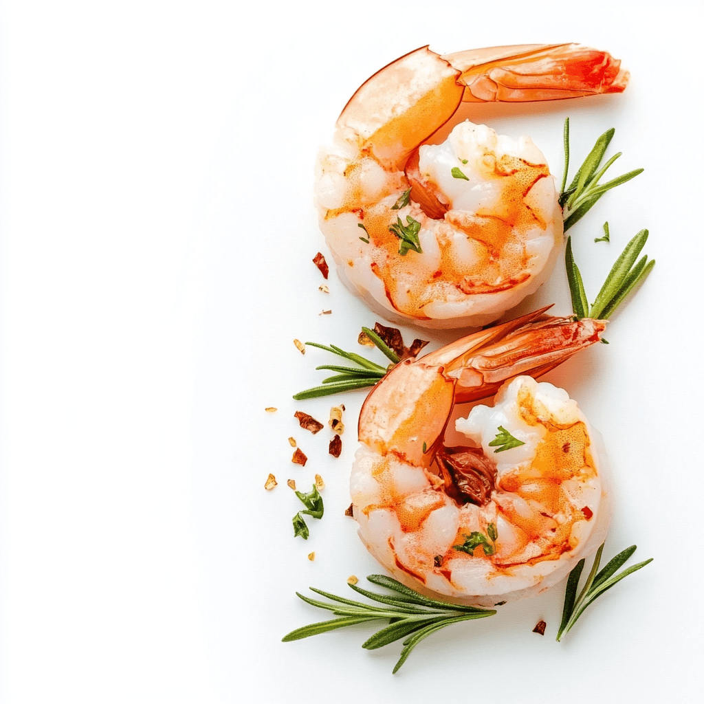 Sweet cultivated prawns with natural ocean taste